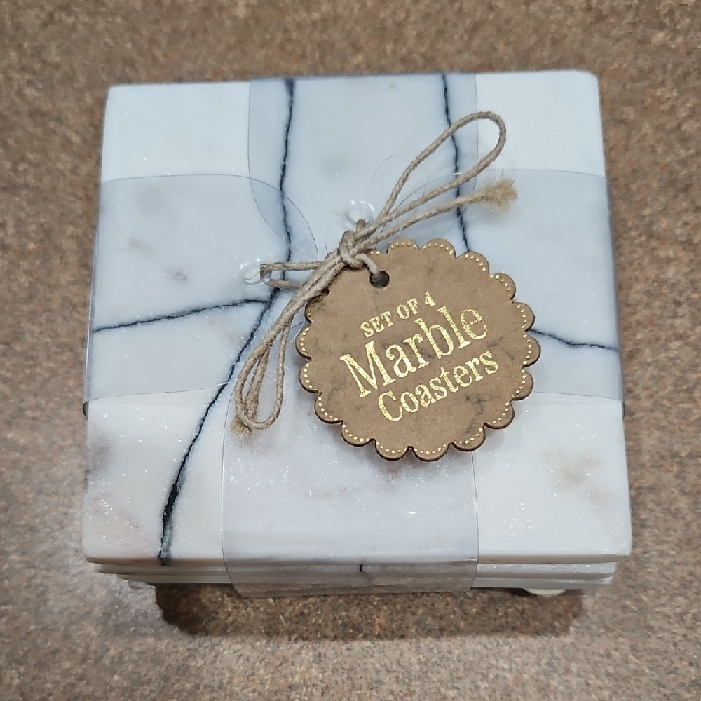 Marble Coasters Set of 4